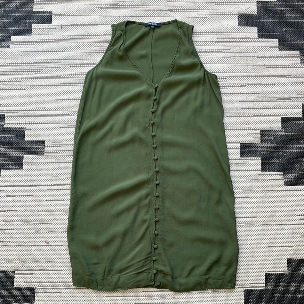 Madewell Button Front Dress